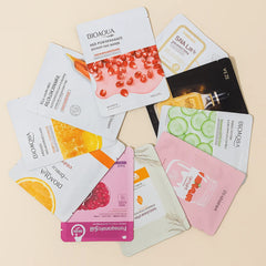 Moisturizing Face Sheet Masks - 10pcs