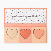 CHEEKY & PEACHY Matte Blush & Highlighter Palette