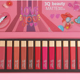 3Q Beauty Matte Lipgloss Long Lasting Set of 12