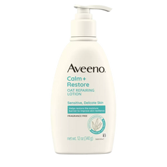 Aveeno Calm + Restore Oat Repairing Lotion – For Sensitive & Dry Skin - 312ml