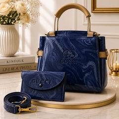 Elegant & Trendy Design - 2 Pcs Set - Handbag + Matching Wallet