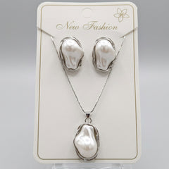 Irregular Baroque Faux Pearl Jewelry Set