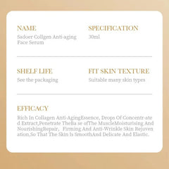 Sadoer Collagen Anti-Aging Serum Firming & Moisturizing - 30ml