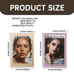 URATM Beauty Fashion Makeup Beautiful Eyeshadow Lip Gloss Highlighter Blush Contour 5 Pages Book Palette