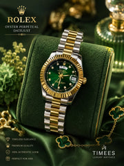 Rolex Diamond Style Dial Markers Watch