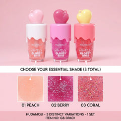 Hudamoji Glossy Bites Fruity Lip Gloss
