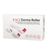 4 in 1 Derma Roller Kit with 3 Needle Heads for Acne Scars and Stretch Marks Treatment