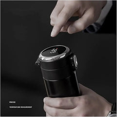 Stainless Steel Vacuum & LED Temperature Display Water Bottle
