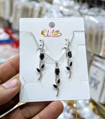 stainless steel Botanical Floral Jewelry Set
