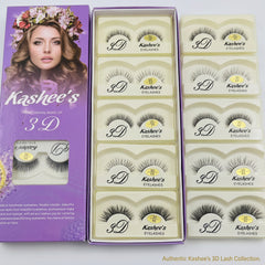 Kashee's 3D Professional Eyelashes - Pack of 10
