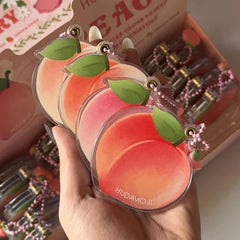 HUDA MOJI Peach-Themed Keychain Blusher & Highlighter - Each