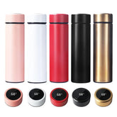 Smart LED Temperature Display Stainless Steel Water Bottle - Each
