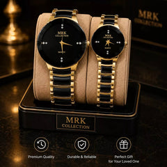 MRK Men's Stainless Steel Chain Watch = With Box