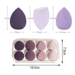 Makeup Blender Puff - 8pcs Each
