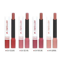 Heng Fang Hey Girl Velvet Matte Lipsticks - Pack Of 4