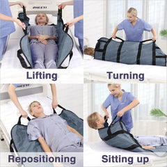 Positioning Bed Pad with Reinforced Handles - 1 Pack 43" x 36