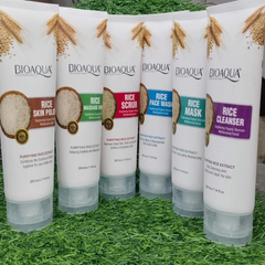 Bioaqua 6-Piece Rice Facial Set - 200 ml Each