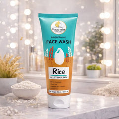 Woomin Skin Care Rice Brightening Face Wash-100ml