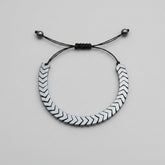 Adjustable Chevron Arrowhead Macrame Bracelet-Each