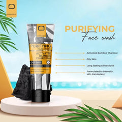 Dermagin Purifying Activated Bamboo Charcoal Face Wash - 100gm