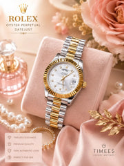 Rolex Diamond Style Dial Markers Watch