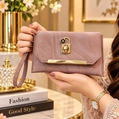Marble Pattern Envelope Clutch