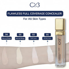CVB Natural Nude Complete Coverage Liquid Concealer - 6ml