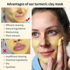 Guanjing Turmeric Brightening Clay Mask – Clear & Radiant