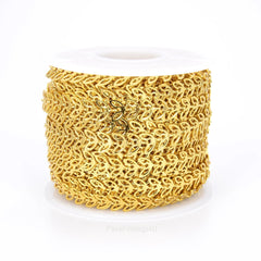 Stainless Steel leaf-shaped Permanent Bracelet - 5m