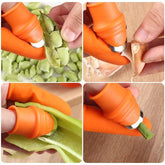 6 pcs Multipurpose Silicone Thumb Knife Finger Protector Vegetable Cutter