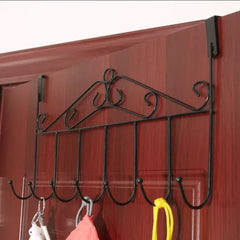 7 Hook Iron Door Hanger