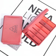 Heng Feng Matte Lipstick With Mirror - 6 Pcs