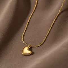 CLARA Hanging Heart Necklace