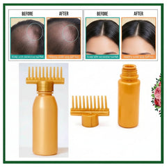 Hair Oil Applicator Bottle – Root Oiling Comb Bottle