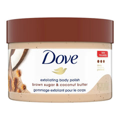 Dove Brown Sugar & Coconut Butter Exfoliating Body Polish Scrub - 298g
