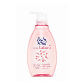 Babi Mild White Sakura Organic Head & Body Baby Bath Wash