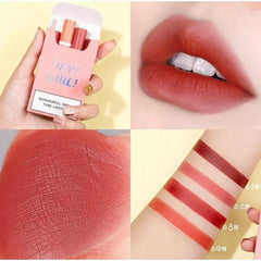 Heng Fang Hey Girl – 4 Pcs Smoke Lipstick Set