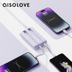 Aisolove W18 Power Bank With Cable Quick Charge 10000mah