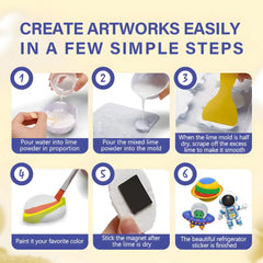 Gypsum Painting Kit, Plaster Painting Craft Kit Art Set
