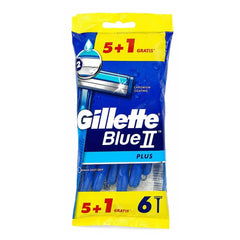 Gillette Blue II Plus Disposable Razors - 6-Pack