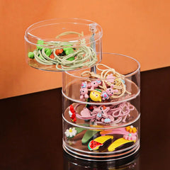 Elegant Multi-Layer Accessory Display Case