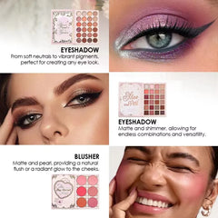 Romcom Key to Thy Glow Unrehearsed All in One Makeup Book Palette