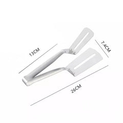 Stainless Steel 2-in-1 Cooking Spatula Tong-Each