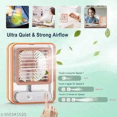 Portable Mini Air Conditioner Fan with Cool Mist Humidifier
