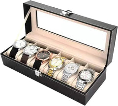 Leatherette Watch Organizer Box