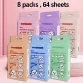 Qianhui Mini Portable Wet Wipes Multipack - Each