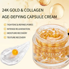 Estelin 24K Gold & Collagen Age Capsule Cream - 60g