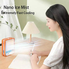 Portable Mini Air Conditioner Fan with Cool Mist Humidifier