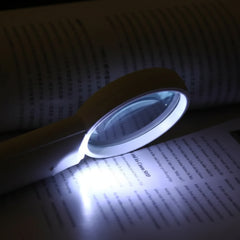 Handheld Magnifying Glass with LED Light