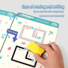 Kidmocy Stroke Line Dot to Dot Stage 01 Tracing Educational Kit -64 Pcs